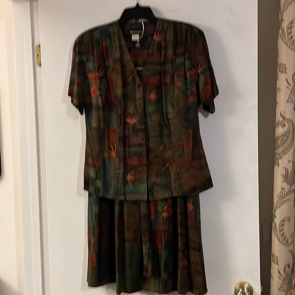IN GROUP LTD Misses 2PC Vintage Dress
